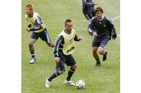 Japan tune up for World Cup match against Brazil