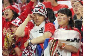 South Korea supporters shocked by team's defeat
