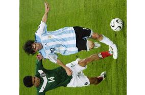 Argentina beat Mexico after extra time to advance to last 8