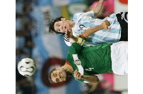 Argentina beat Mexico after extra time to advance to last 8