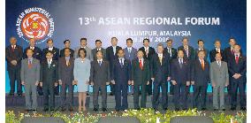 Foreign ministers at ASEAN Regional Forum