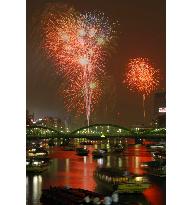 Fireworks display on River Sumida