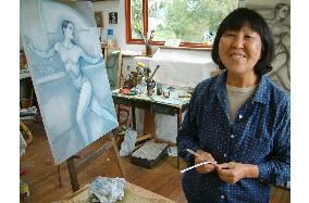 Granddaughter of painter Yumeji Takehisa active as artist