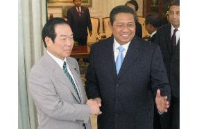 Nukaga discuses N. Korea issue with Yudhoyono