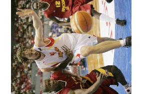 Spain beats Angola 93-83 at World Basketball Championships