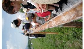 Tokushima city sets running fine noodle record