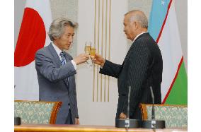 Japan, Uzbekistan agree on importance of democratization