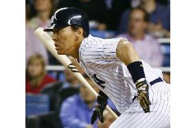 N.Y. Yankees' Matsui back in majors, 1st appearance in 4 months