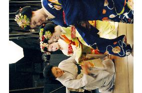 Maiko dancers prepare for annual Gion dance party