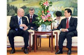 China's Hu meets with U.S. Treasury Sec'y Paulson