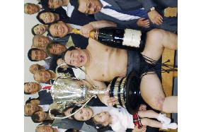 Asashoryu of Mongolia wins Autumn sumo tournament