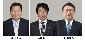 New LDP leader Abe names top party executives