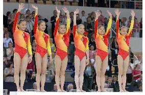 China wins gold in women's gymnastics team final