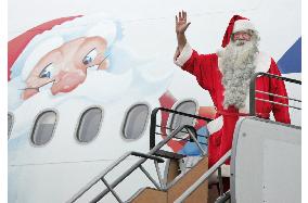 Santa arrives in Nagoya from Finland