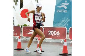 Sakakura wins silver in women's 20km walk at Asian Games