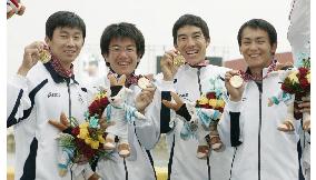 Japan adds one gold, 2 silvers in rowing