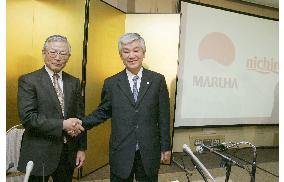 Major seafood firms Maruha, Nichiro to merge in October