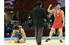 S. Korea's Baek wins gold in wrestling at Asian Games