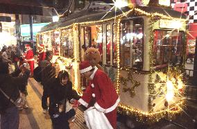 Christmas trolley in Hiroshima