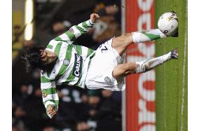 Nakamura in Celtic vs Falkirk match