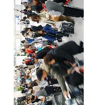 Rush of returning travelers peaking