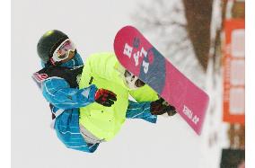 Aono wins men's halfpipe event