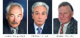 3 European scientists get awards from Japan's science foundation