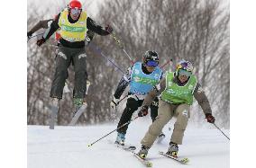 Skiing: Takizawa wins men's ski cross at World Cup freestyle