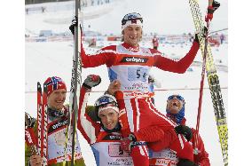 Norway gets 4th straight title in men's 4x10 cross country relay