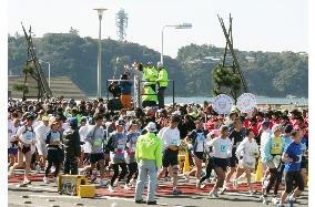 Olympic medalist Takahashi joins Shonan Int'l Marathon