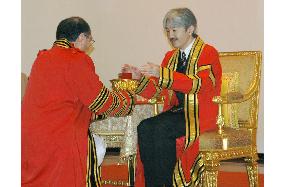 Japan's Prince Akishino awarded honorary degree in Thailand