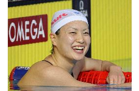 Shibata sets national record at World Swimming championships