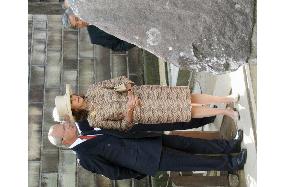 Swedish king and queen visit Nagasaki