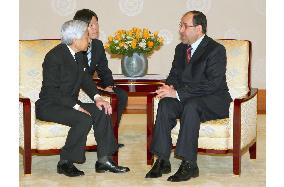 Japanese emperor meets with Iraqi PM al-Maliki