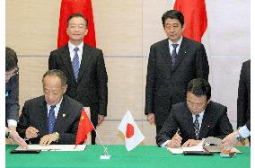 Japan, China commit to post-Kyoto global warming efforts