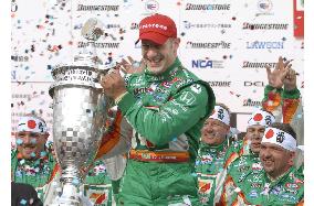 Brazil's Kanaan wins Indy Japan 300 mile auto race