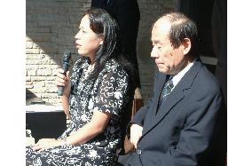 Freed Japanese in Paraguay meet press