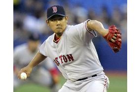 Matsuzaka notches fourth MLB victory
