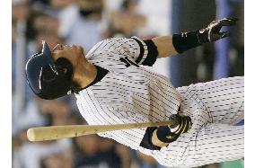 Hideki Matsui doubles off Angels, while Yankees sink