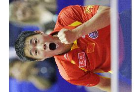 China's Wang Liqin wins world table tennis championships