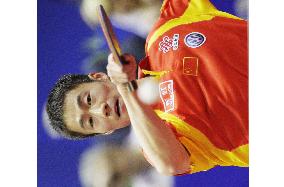 China's Wang Liqin wins world table tennis championships