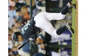 Seattle Mariners Ichiro 3-for-5 against Baltimore Orioles