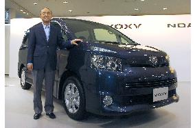 Toyota releases restyled Voxy minivan