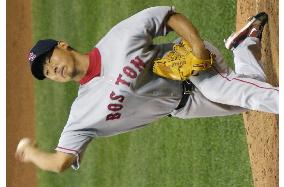 Boston Red Sox Matsuzaka clinches season's 12th win