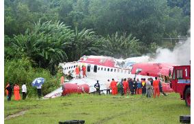 Passenger plane crashes at Phuket airport