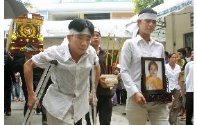Funeral held for separated Vietnamese conjoined twin Viet