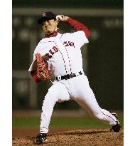 Another scoreless outing for Okajima, but Boston defeated