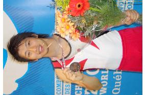 Japan's Ueyama gets bronze at worlds, Olympic berth