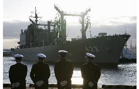 Japan's last MSDF ship returns from refueling mission