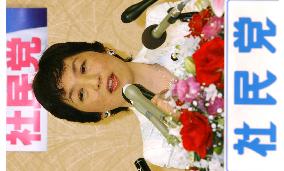 Fukushima secures 3rd term as SDP leader